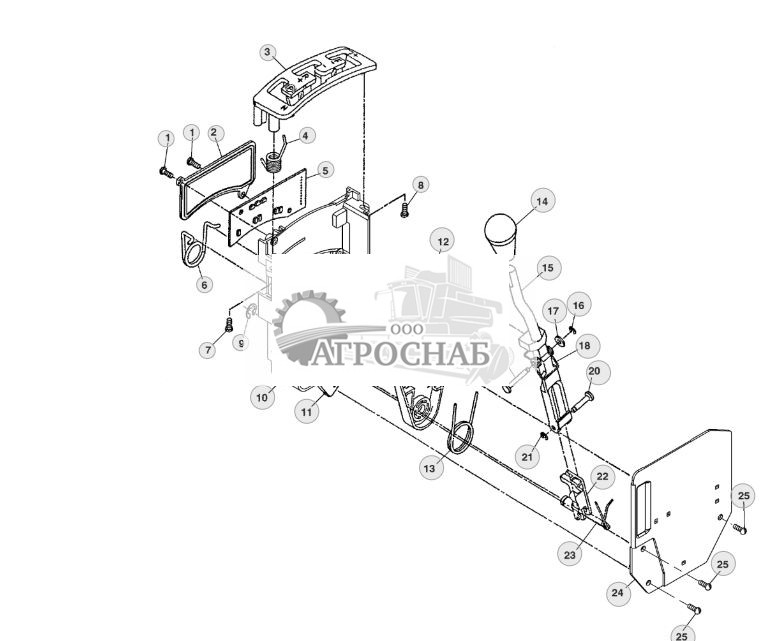 Transmission Control Selector, Armrest, PST - ST395335 462.jpg